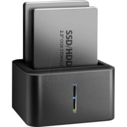 AXAGON AXG ADSA-D25 - Estación de acoplamiento 2x 2.5" SATA, USB 3.0