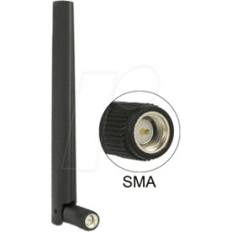 DELOCK 88968 - Antena, 4G, ZigBee Multi, SMA, articulación basculante