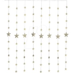 GOOBAY GB 57941 - 80 LED star curtain, timer, remote control, outdoor transformer