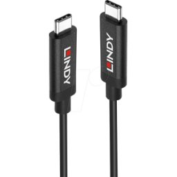 LINDY 43308 - Cable USB 3.1 activo, conector C, 5 m