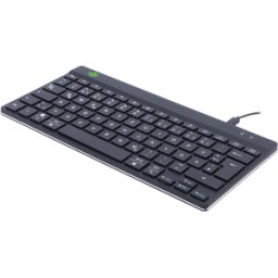R-GO TOOLS R-GO CODEWDBL - Teclado, USB, compacto, ergonómico, negro