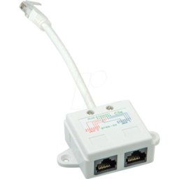 VALUE 21993045 - Adaptador en T RJ45, Cat.5e, UTP