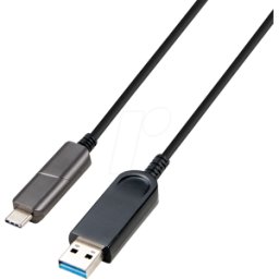 TTL NETWORK TTL USB-AOC-AC10 - Cable híbrido AOC USB 3.0, USB-C a USB-a, 10 m