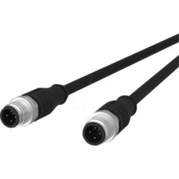METZ CONNECT MC 142MFA11050 - Cable de sensor, M12, 4 polos, ac > ac, 5 m