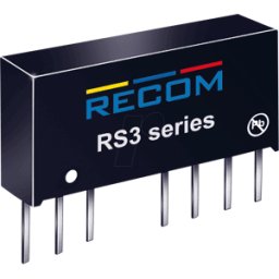 RECOM RS3-2405D - Convertidores DC-DC 3 W, 18-36 Vin, Dual, ±5 Vout, ±300 mA, SIL-
