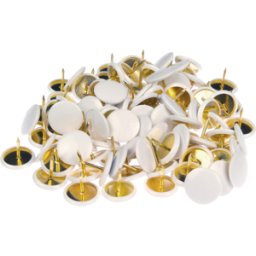 KANGARO 26100 - Clavos pinning, 100 piezas, blanco