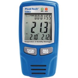 PEAKTECH 5180 - Registradores de datos, temperatura, humedad del aire, -40 ... +