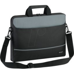 TARGUS TBT238 - Bolso del ordenador portátil/del cuaderno, 15.6", negro/gris