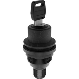 SCHLEGEL SSWSSA17IC007 - Interruptor accionado por llave - 1 S, negro