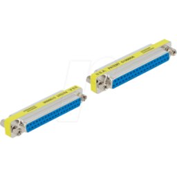 DELOCK 65104 - Adaptador Sub-D de 37 clavijas hembra/hembra