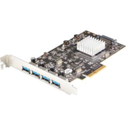 STARTECH.COM ST PEXUSB314A2V2 - PCIe x4 > 4 x USB externo 3,1 Tipo A..