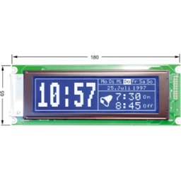 DISPLAY VISIONS LCD 240X064 BL - Pantalla gráfica LCD, 240x64 píxeles, bl/ws, c.Bel.