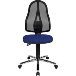 TST POINT60N BL - Topstar Point 60 Net office chair, blue