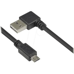 GOOD CONNECTIONS GC 2510-EUM01W - Cable USB 2.0, enchufe EASY a a conector Micro B, 1,0 m