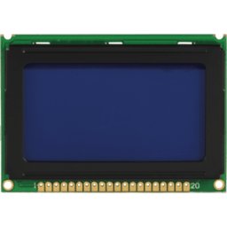 DISPLAY ELEKTRONIK LCD-128X64BL AB - Pantalla gráfica LCD, 128x64 píxeles, bl/ws, c.Bel.