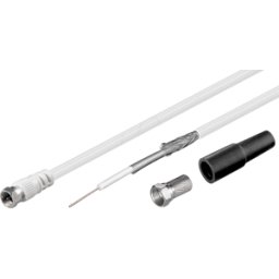 GOOBAY 51624 - Juego de cables de antena, 6,8 mm de diámetro, 100 dB, 10