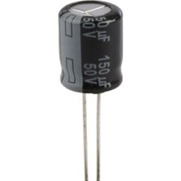 PANASONIC FR-A 150U 50 - Elko radial, 150microF, 50V, 105 °C, baja ESR