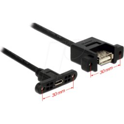DELOCK 85110 - Cable USB 2,0, conector Micro B a Un conector, 1 m..