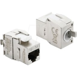 DELOCK 90990 - Módulo Keystone RJ45 hembra a LSA Cat.6a, sin herramientas, apan