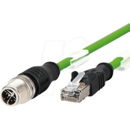 METZ CONNECT M12 RJ45 VBL802 - Cable de conexión M12-RJ45, 8 polos, 2 m