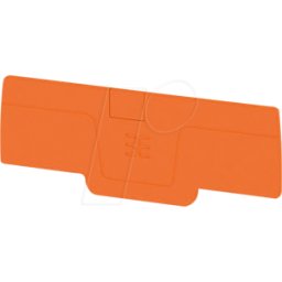 WEIDMÜLLER AEP 4C 2.5 OR - Placa de extremo serie A, naranja