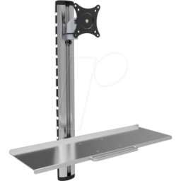 TECHLY ICA-PLW-01 - Estación de trabajo, soporte para monitor + teclado, 15-2