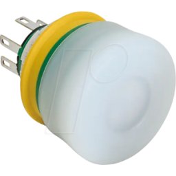 IDEC ID LV3SG02Q4TWR - Botón de parada de emergencia, 16 mm, iluminado, conexi&o