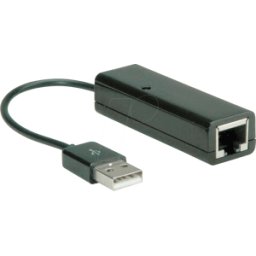 VALUE 12991107 - Tarjeta de red, USB 2.0, Fast Ethernet, 1 RJ45