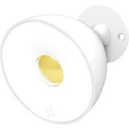 MÜLLER LICHT MLI 27700099 - Halo de luz led móvil, 2700 K, blanco, batería