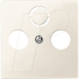 MERTEN EL SM 297544 - Central plate for aerial sockets — System M, white
