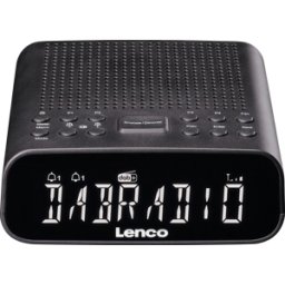LENCO CR-606BK - Radio despertador DAB+/FM, pantalla LCD, Bluetooth