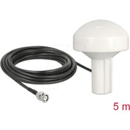 NAVILOCK 12578 - Antena marina GNSS Galileo GPS QZSS 1575 MHz conector BNC 28 dBi