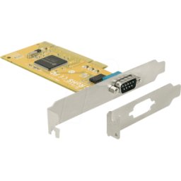 DELOCK 89592 - 1 puerto RS232, serie, tarjeta PCI, perfil bajo