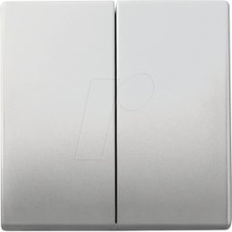 BUSCH-JAEGER BJ 1785-866 - Interruptor de la serie Rocker - acero inoxidable