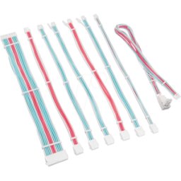 KOLINK 05754 - Kolink Core Pro Cable Set 12V-2x6 Tipo 1 - blanco/azul/rosa