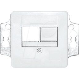 DAETWYLER UNILAN 440027 - Caja de conexión UP-K para 2x MS-K 1/8, RAL 9010