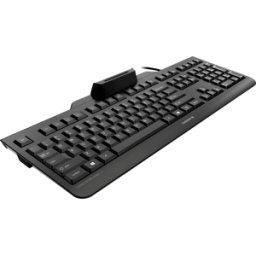 CHERRY JK-A0400DE-2 - Teclado con terminal de tarjeta inteligente, negro