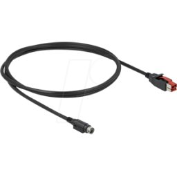 DELOCK 85945 - Cable PoweredUSB, 24 V > Mini-DIN de 3 clavijas, 1 m