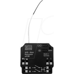 WIR ELEKTRONIK WIR 1003-000001 - Actuador de obturador de rodillos inalámbrico, montado al