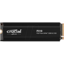 CT1000P310SSD5 - CRUCIAL P310 PCIe 4,0 NVMe M.2 SSD, disipador térmico, 1 TB