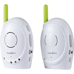 NEDIS N BAMO110AUWT - Audio Baby Monitor, 2.4 GHz, Talkback Function