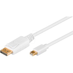 GOOBAY 52858 - Conector Mini DP1.2 a DP 1.2, Flex, 4K a 60 Hz 1,0 m