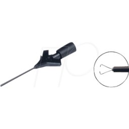 HIRSCHMANN TEST & MEASUREMENT MICRO KLEPS SW - Sonda de prueba de pinza en miniatura, 0,64 mm, negra