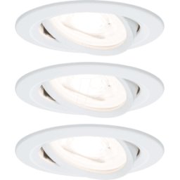 PAULMANN PLM 93467 - Luminaria empotrable led NOVA 3 x 6,5 W, 2700 K, blanco mate