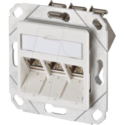 METZ CONNECT BTR 1309131102-E - módulo E-DAT 3 Port Usk Cat.6a blanco puro