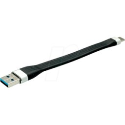 ROLINE 11029014 - Cable de sincronización y carga, USB-A -> USB-C™, s