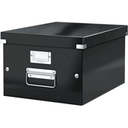 LEITZ 60440095 - Caja de archivo C&S; WOW medio negro