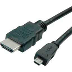 ROLINE GREEN ROLINE 11445581 - Alta velocidad HDMI-A macho > HDMI Micro-D macho, con Ethernet,