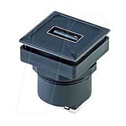 SCHLEGEL OKJ USB AA - Conector hembra USB a conector hembra USB - tipo a, negro
