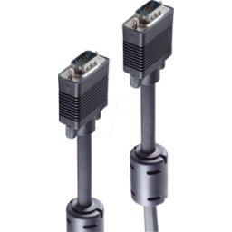 SHIVERPEAKS SHVP BS78056-5 - Cable para monitor S-VGA, 2 x 15 pines Conector HDD, blindado, 5